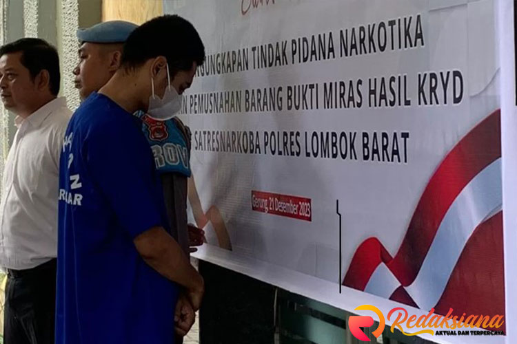 Pengedar Sabu di Batulayar Ditangkap oleh Polres Lombok Barat