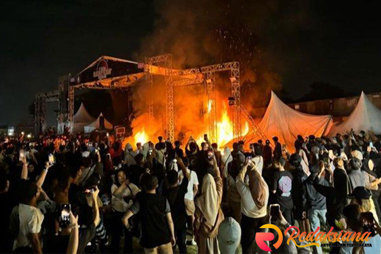 Kericuhan Konser Musik di Tangerang