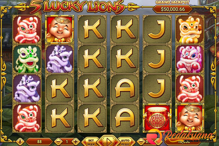 5 Lucky Lions: Slot Game Terbaru yang Menggoda