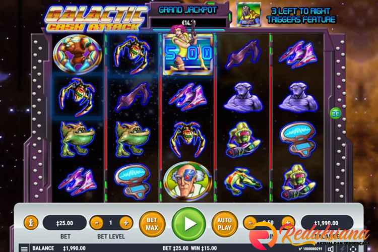 Galactic Cash: Slot Game Bertema Luar Angkasa