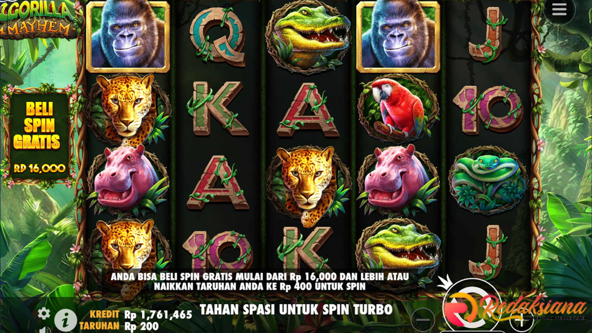 Gorila Mayhem Mengamuk: Slot Gacor Terbaru Bikin Dompet Tebal