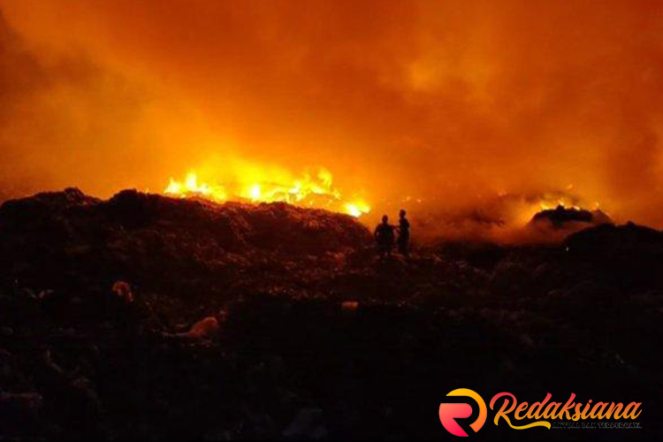 Kebakaran TPA Bakung Bandar Lampung, 12 Jam Api Tak Padam