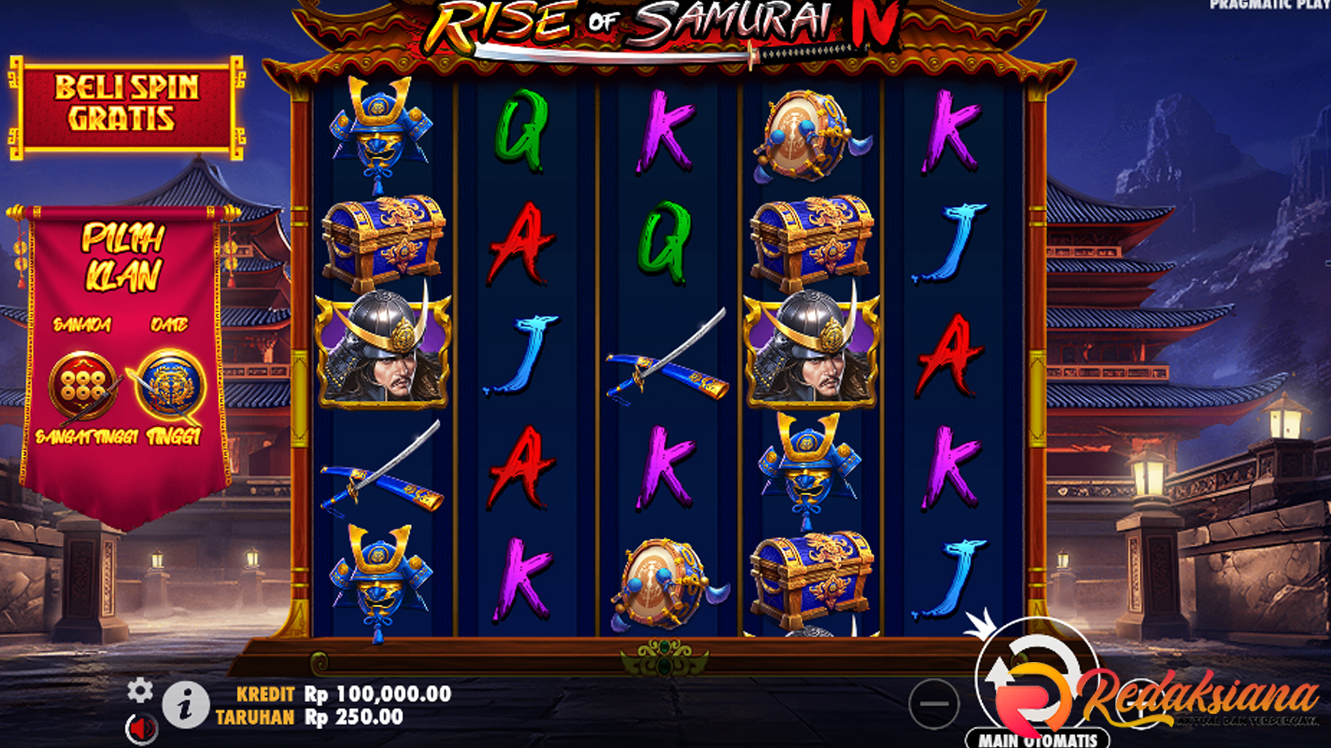 Peluang Kaya Mendadak dengan Slot Rise of Samurai 4