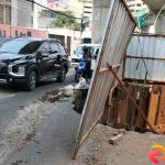 Amblesan Korbankan Pemotor di Jalan Ciledug Raya