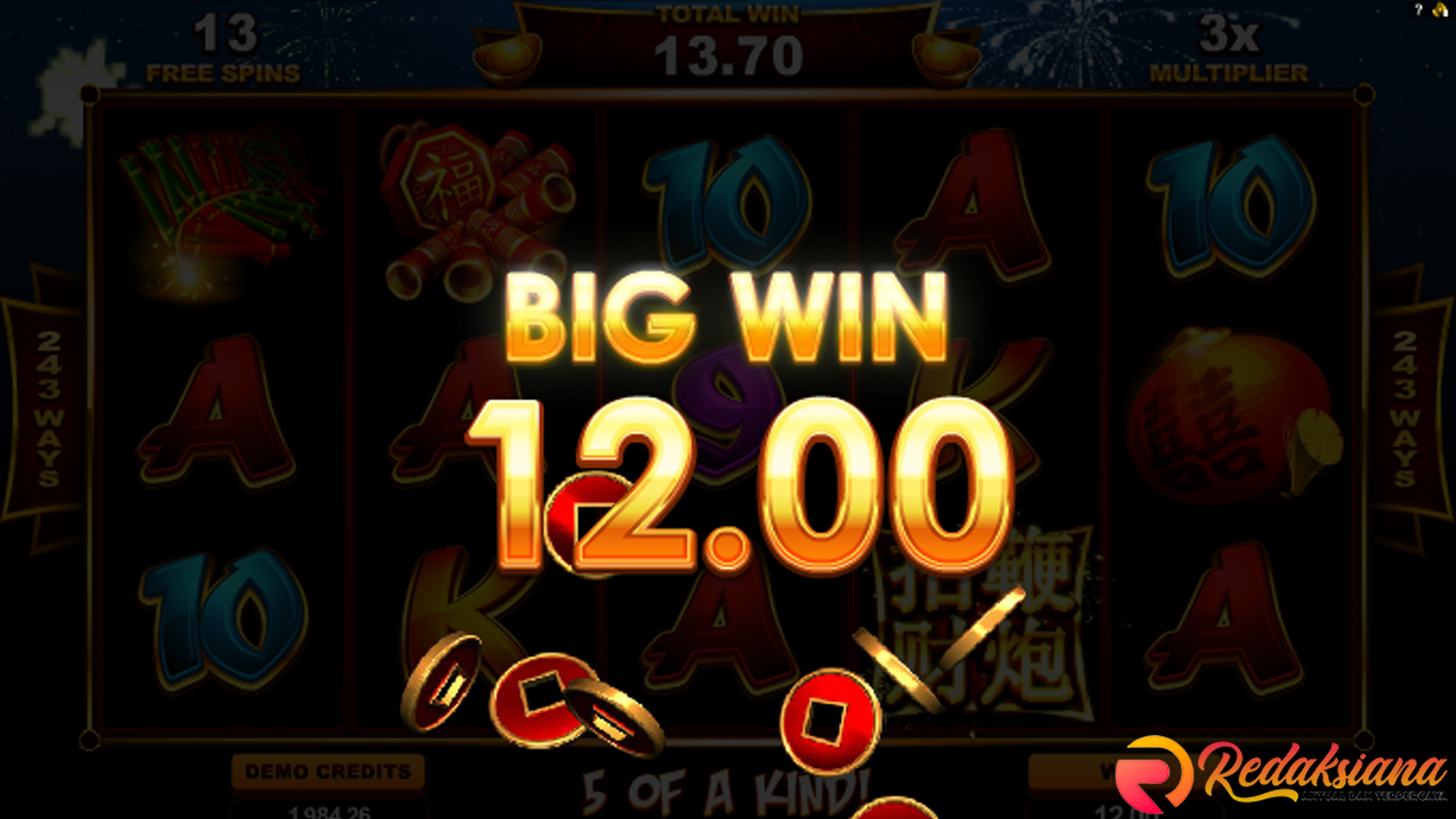 Ding! Ding! Ding! Menang Besar dengan Slot Lucky Firecracker