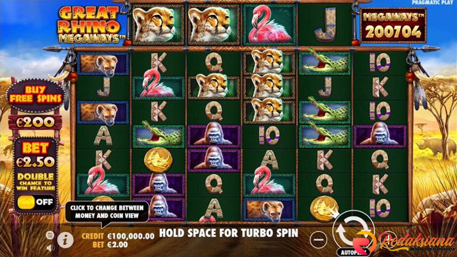 Slot Great Rhino Megaways: Petualangan dan Hadiah Besar