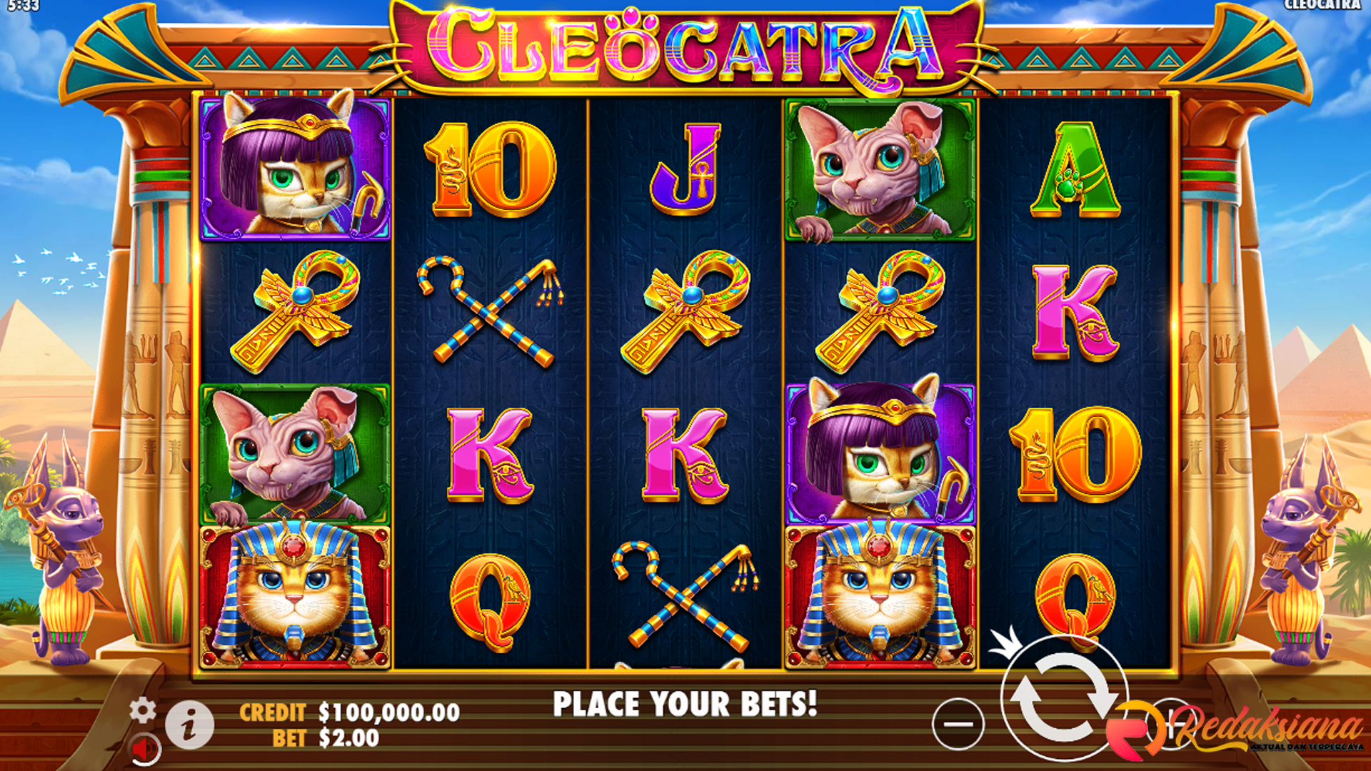 Cleocatra: Jackpot Menanti di Permainan Slot Online Mesir Kuno