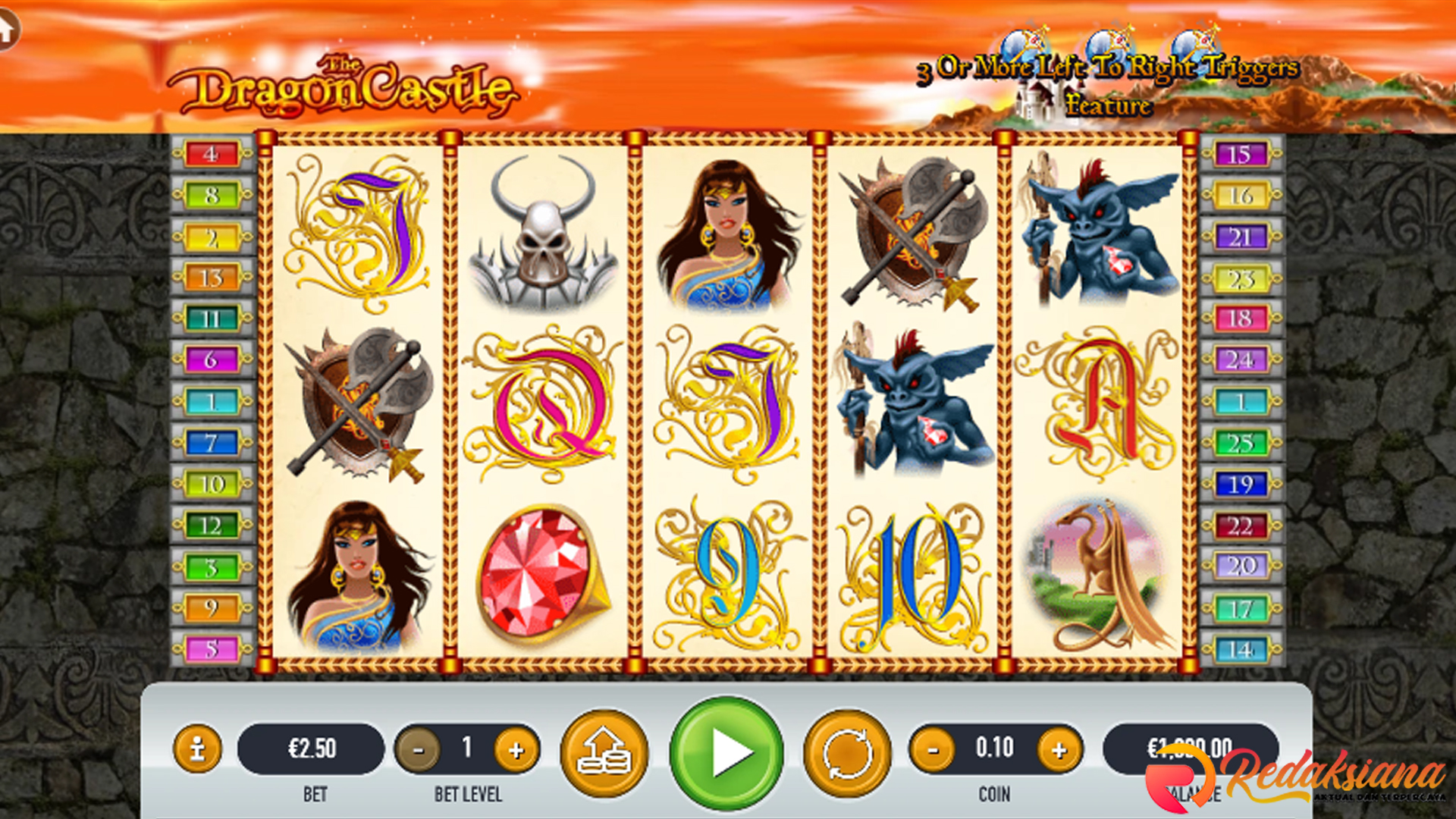 Dragon Castle: Rasakan Kekuatan Naga dalam Setiap Putaran Slot